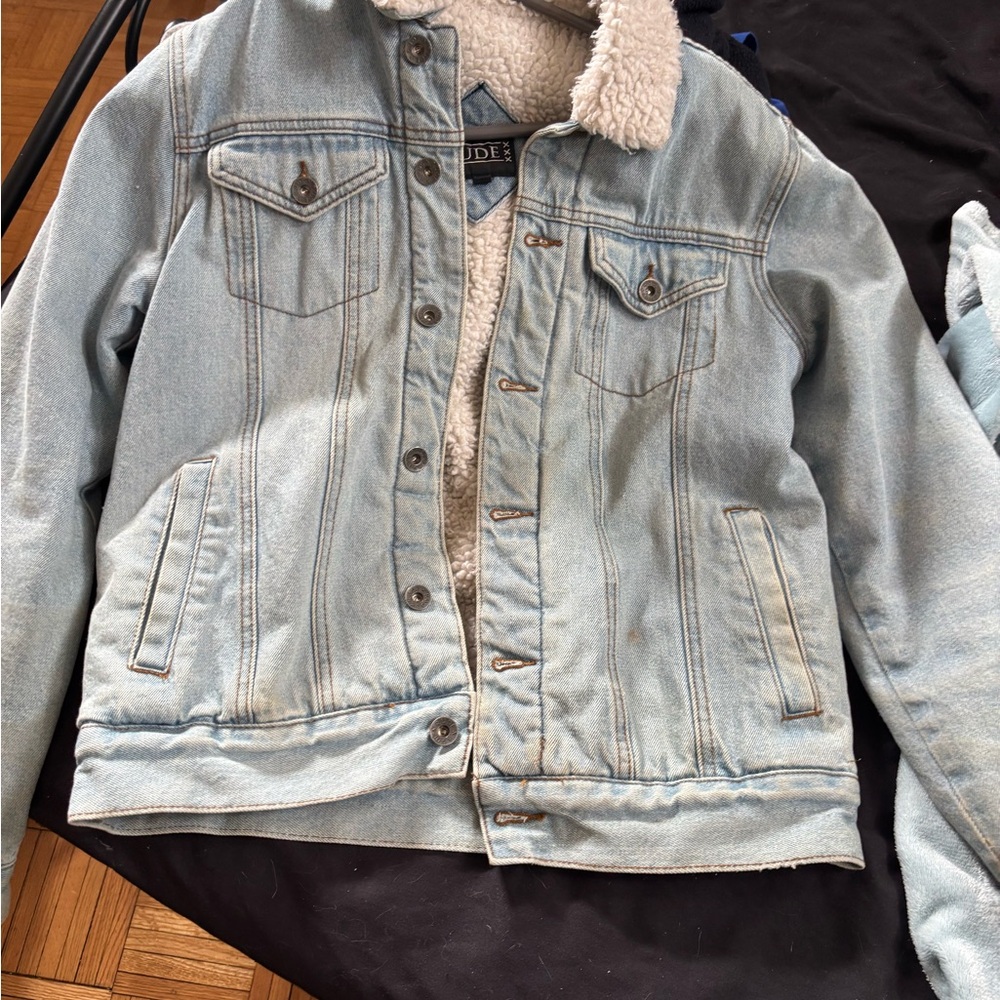 RUDE Blue Lightweight Denim Shirt Jacket